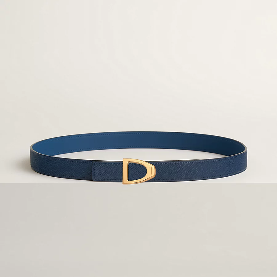 Cavaliere belt buckle & Reversible leather strap 24 mm - Image 2